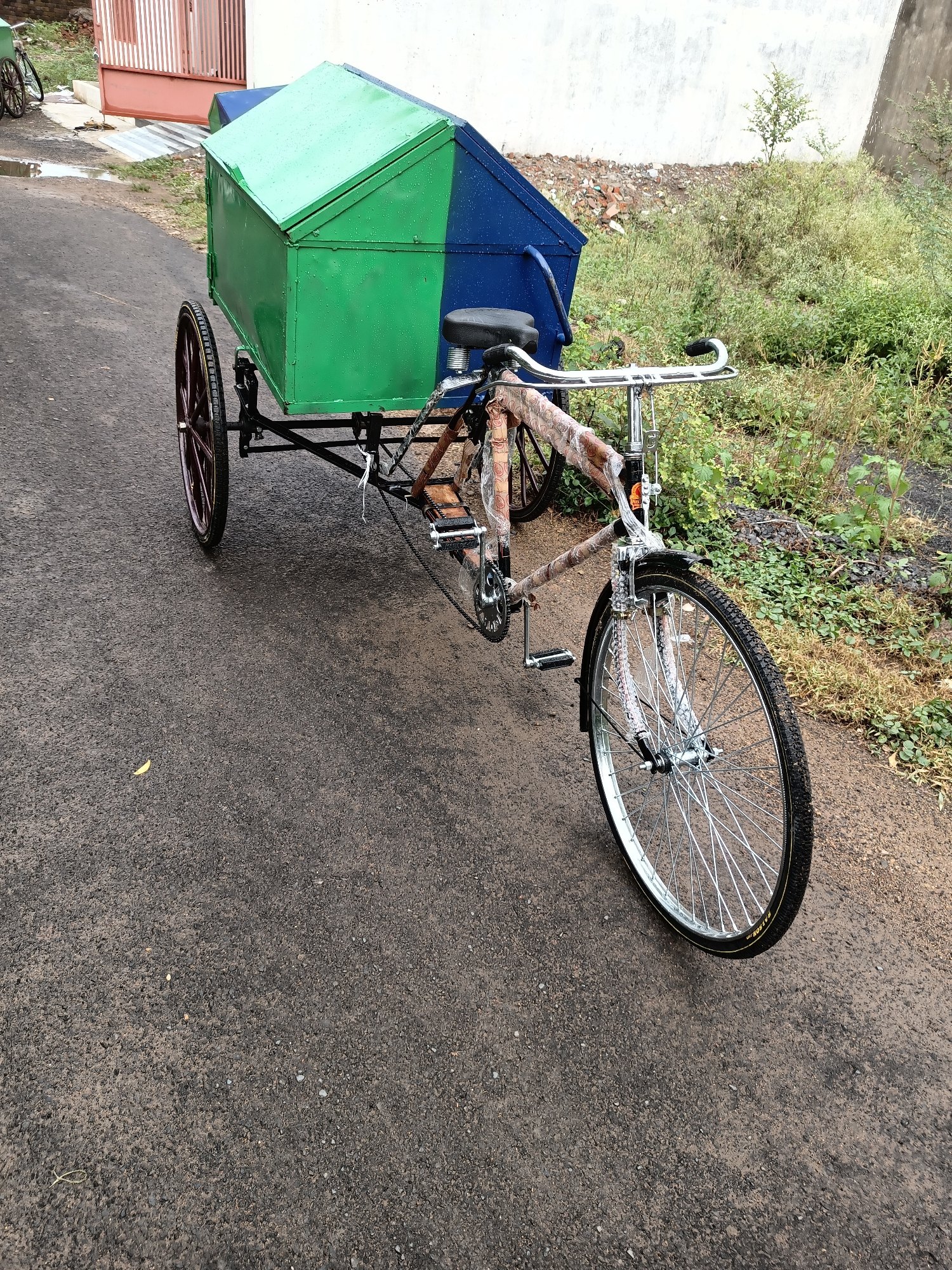 Garbage Rickshaw Manufacturer in Haryana - Waste Collection Cycle Rickshaw